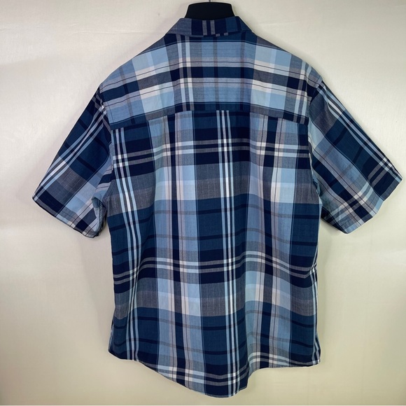 Clear Water Outfitters Men’s Short Sleeve Plaid Button Down Shirt Size XL - Picture 3 of 9